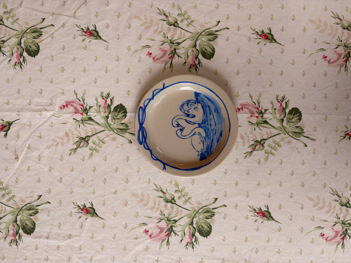 Sweethearts Swan Plate